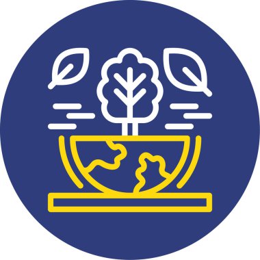 Vektör Ağacı Simgesi illüstrasyonu