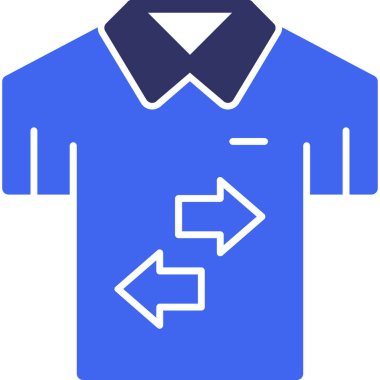 Gömlek. Web simgesi basit illüstrasyon