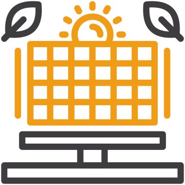 Otel simgesi vektör illüstrasyonu