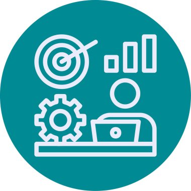 seo modern simgesinin vektör illüstrasyonu