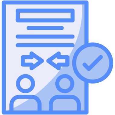 Belge. Web simgesi basit illüstrasyon