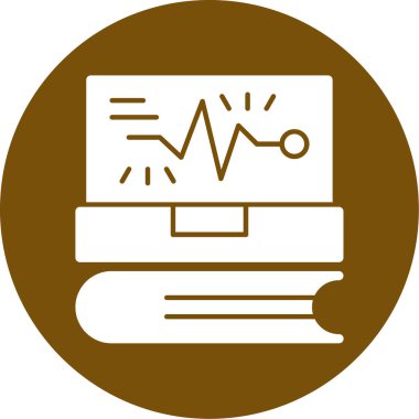 Bir rapor çizelgesi simgesinin vektör çizimi