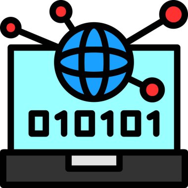 genel ağ vektör illüstrasyonu