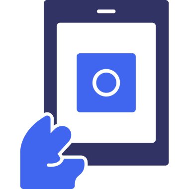 Telefon simgesi vektör illüstrasyonu