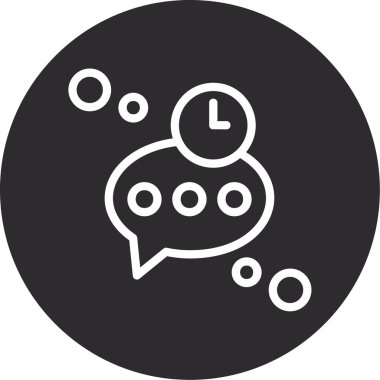 chat modern simgesinin vektör illüstrasyonu