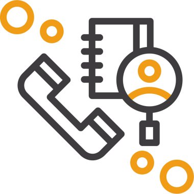 İş yönetimi ikonu. düzenlenebilir dış hat vektörü