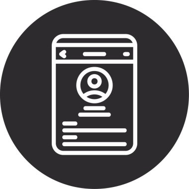 seo modern simgesinin vektör illüstrasyonu