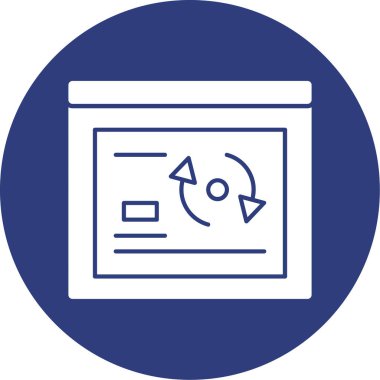 seo modern simgesinin vektör illüstrasyonu