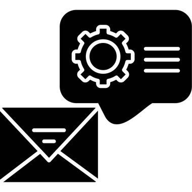 Mektup. Web simgesi basit illüstrasyon