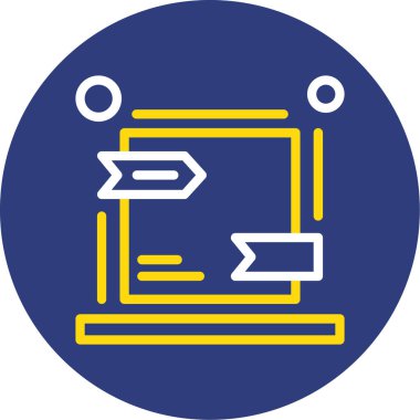 seo modern simgesinin vektör illüstrasyonu