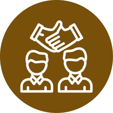 İş ve finans simgesinin vektör illüstrasyonu