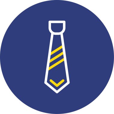 Kravat. Web simgesi basit illüstrasyon