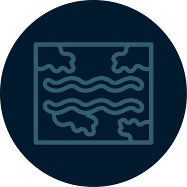 Dünyanın tasarımı için bir arkaplanın vektör illüstrasyonu