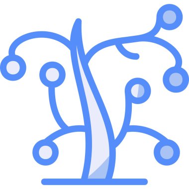 Ağaç simgesi. özet vektör illüstrasyonu