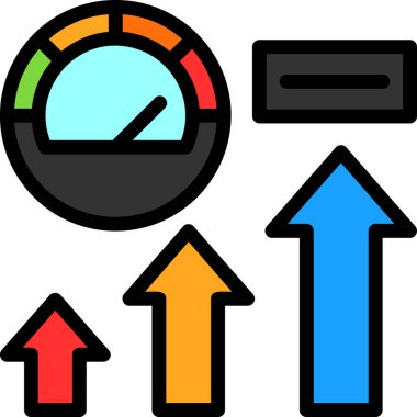 ok iş büyümesi simgesi