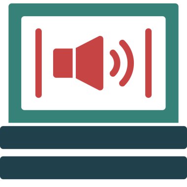 Müzik simgesi vektör illüstrasyonu