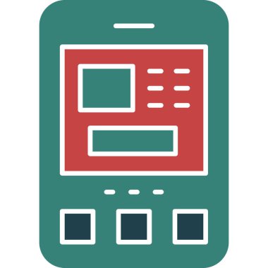 cep telefonu vektör simgesi