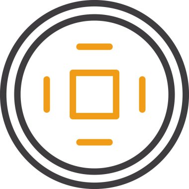 Seo modern simgesinin vektör illüstrasyonu, teknoloji simgesi