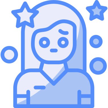 avatar yüz ifadesi simgesi - taslak biçimi