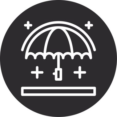 vektör yağmur simgesi çizimi