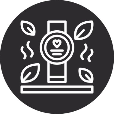 Yemek. Web simgesi basit illüstrasyon