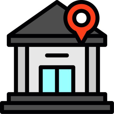 bina konumu pin simgesi