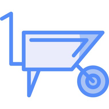 Alışveriş arabası ikon vektör illüstrasyonu