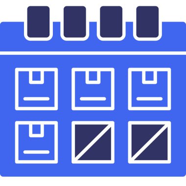 takvim simgesini, basit vektör çizim