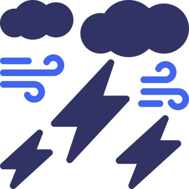 Yıldırım. Web simgesi basit tasarım