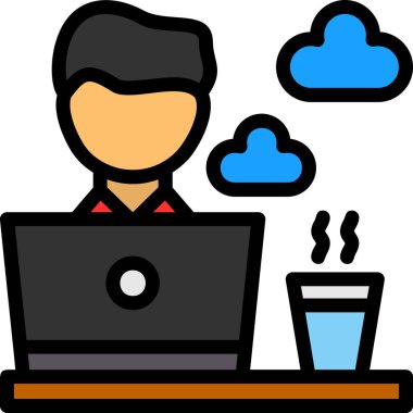 bulut dizüstü bilgisayar simgesi