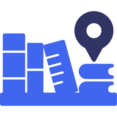 Harita. Web simgesi basit illüstrasyon