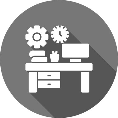 iş simgesi vektör illüstrasyonu