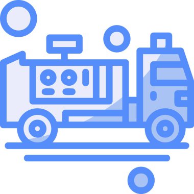 Kamyon. Web simgesi basit illüstrasyon