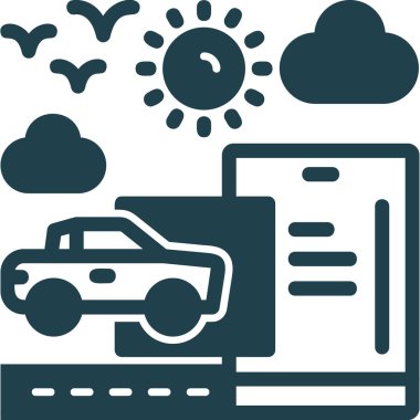 araba servisi simgesi