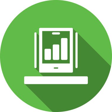 iş grafiği vektör simgesi