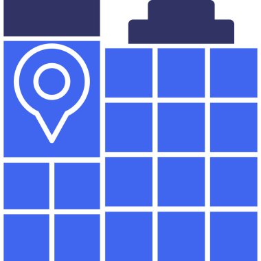 bina haritası konumu simgesi - taslak biçimi