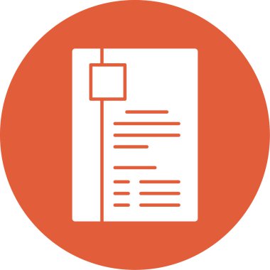 Dosya. Web simgesi basit illüstrasyon