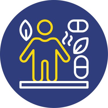 İnsan simgesinin vektör illüstrasyonu