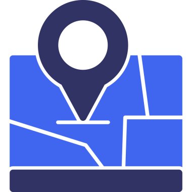 Harita yeri. Basit tasarım