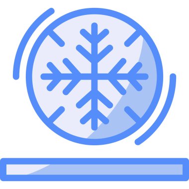 Kar ikonu. Web için basit kar vektörü simgeleri çizimi