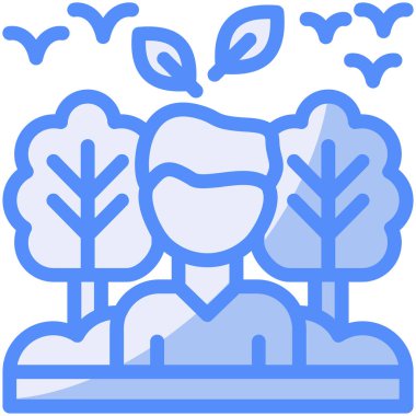 Doğa Ormanı doğa ikonu - ana hatlarıyla