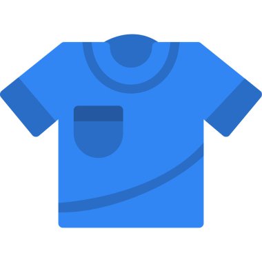 Üniforma Düz Simge, Vektör İllüstrasyonu