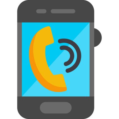 Çağrı merkezi renkli vektör simgesi