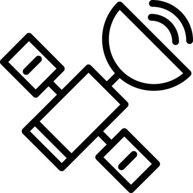 uydu ikonu. Basit tasarım