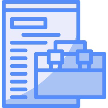 Dosya. Web simgesi basit illüstrasyon