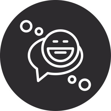 Vektör sohbet simgesi illüstrasyonu