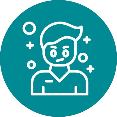 Moda stili izole edilmiş arka planda artı simgesi olan adam