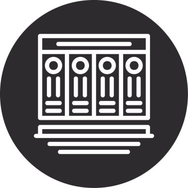 seo modern simgesinin vektör illüstrasyonu