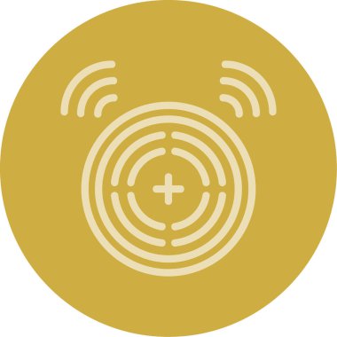 Moda biçimi izole edilmiş arkaplanda hedef simge