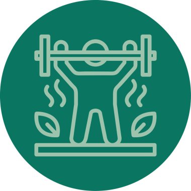 Dambılı bir kadının vektör çizimi